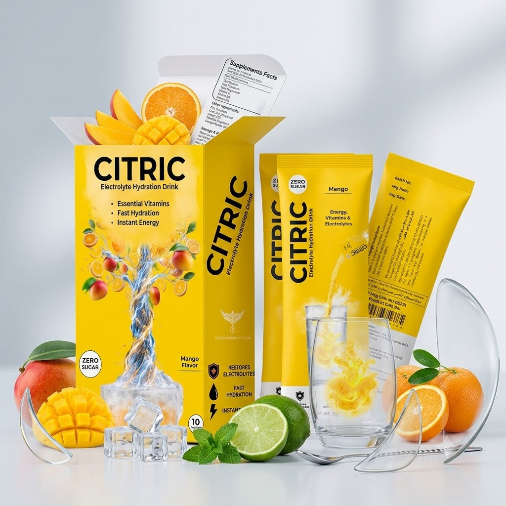 CITRIC Mango Electrolyte Hydration Drink | 10 Sachets